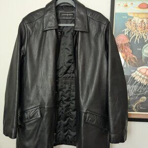 Vintage Jhane Barnes Zip Up Leather Jacket